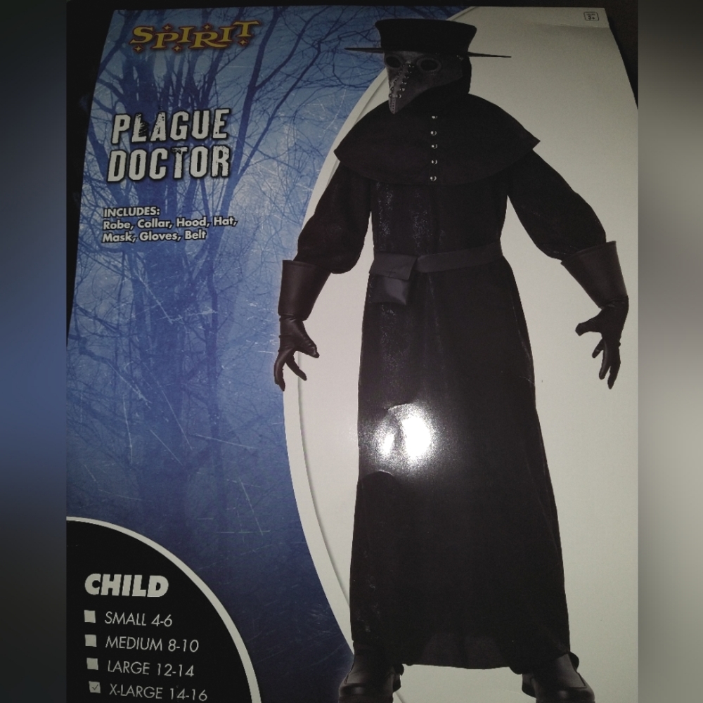 Plague doctor costume child